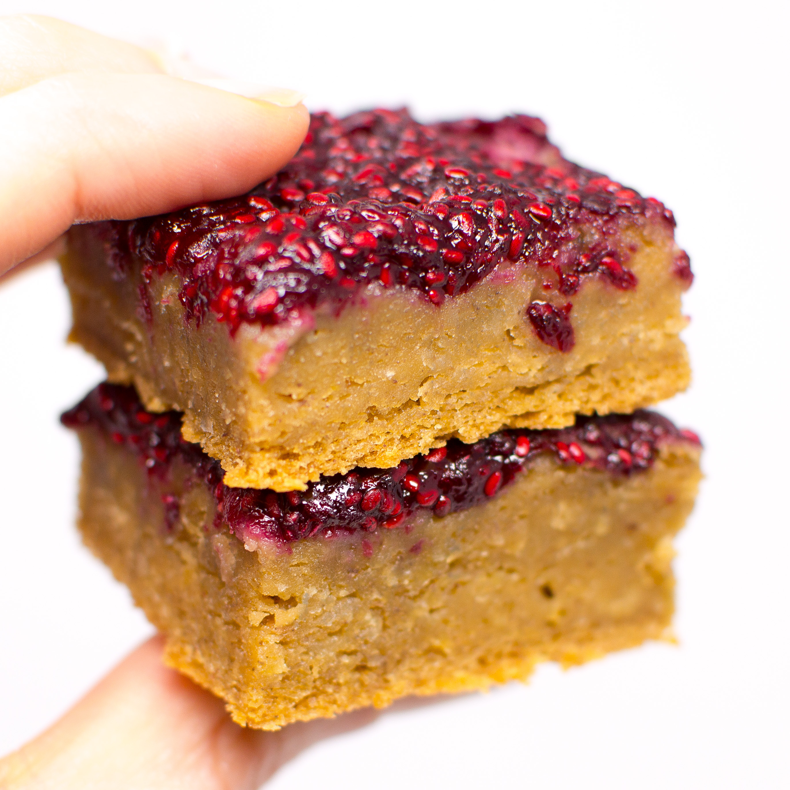 Flourless Peanut Butter And Jelly Bars Lauren S Lovely Kitchen